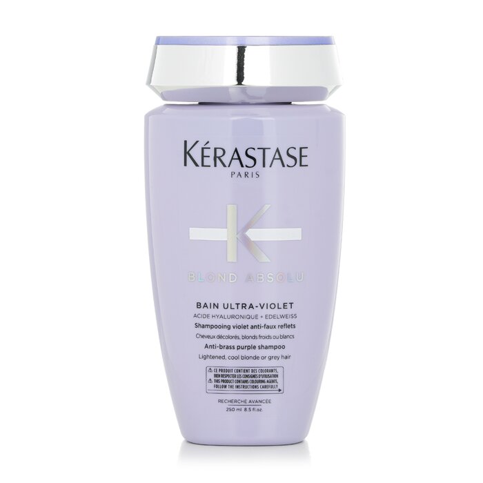 Kerastase Blond Absolu Bain Ultra-Violet Anti-Brass Purple Shampoo (Lightened, Cool Blonde or Grey Hair) E2920900 250ml/8.5oz