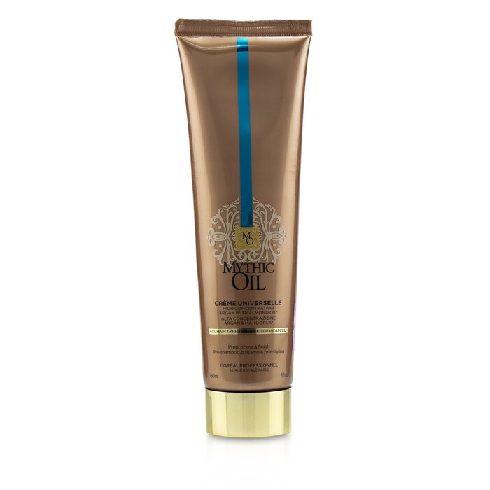 L'Oréal Paris Professionnel Mythic Oil Cr?me Universelle High Concentration Argan with Almond Oil (All Hair Types) 150ml/5oz