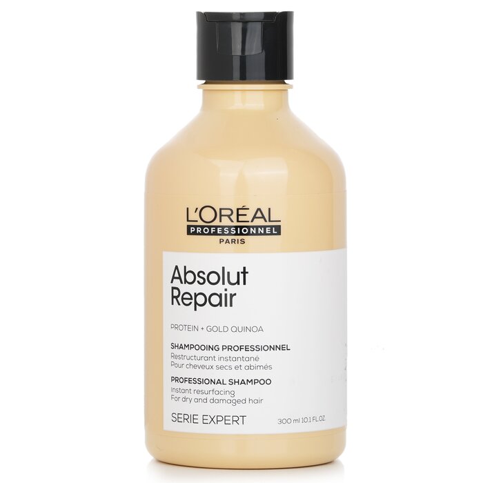 L'Oréal Paris Professionnel Serie Expert - Absolut Repair Protein + Gold Quinoa Instant Resurfacing Shampoo 974214 300ml/10.1oz