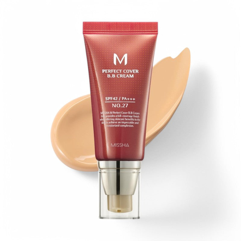 MISSHA M Perfect Cover BB Cream SPF42 PA+++ - 7 Colors #27 Honey Beige