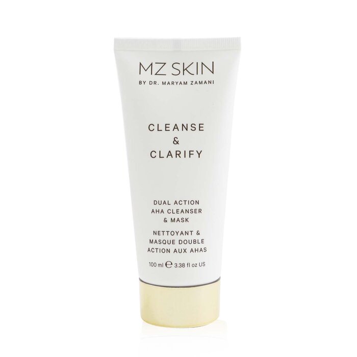 MZ Skin Cleanse & Clarify Dual Action AHA Cleanser & Mask 180735 / 300009 100ml/3.38oz