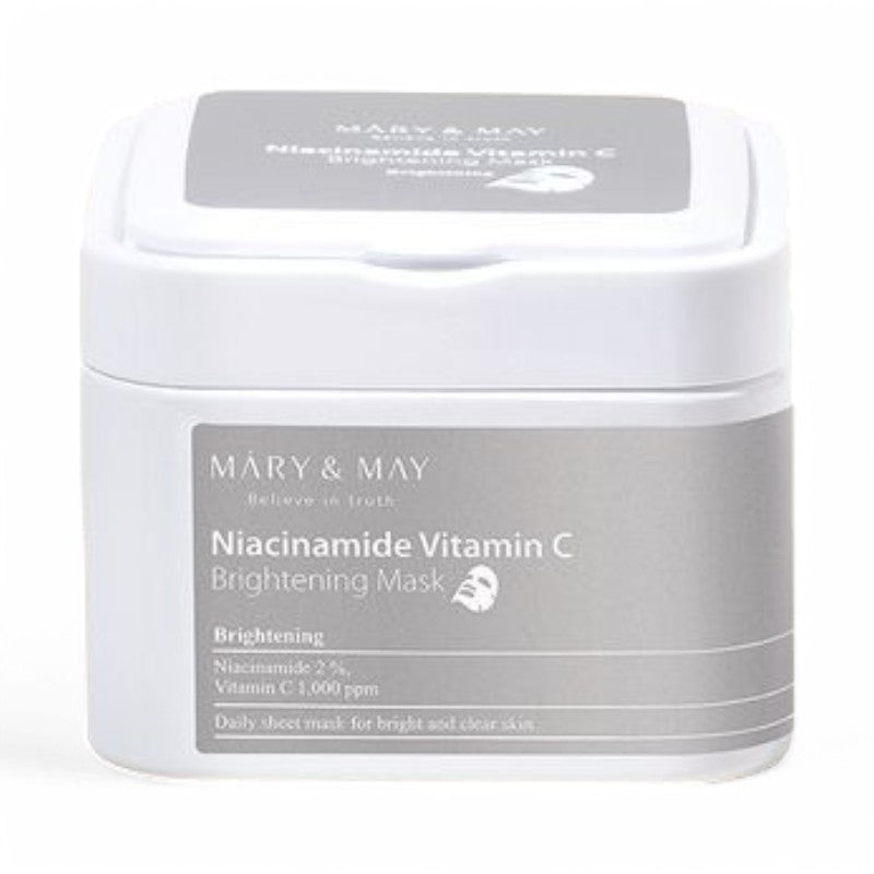 Mary&May Niacinamide Vitamin C Brightening Mask 30 sheets