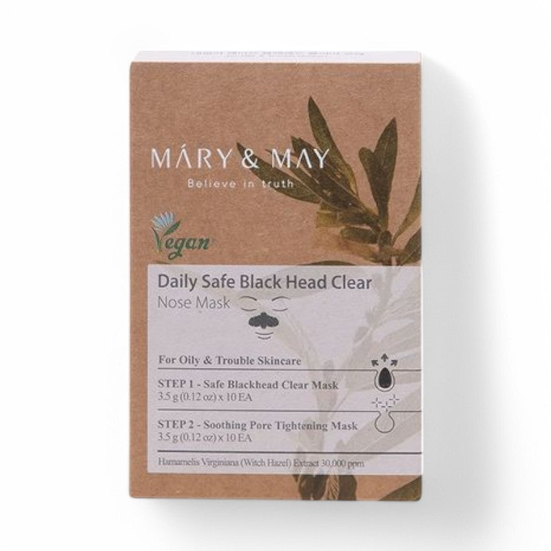 Mary&May Daily Safe Black Head Clear Nose Pack Set 11 pcs