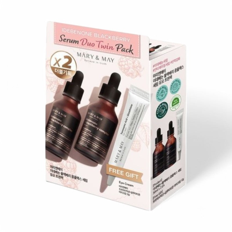 Mary&May Idebenone Blackberry Serum Duo Twin Pack 3 pcs