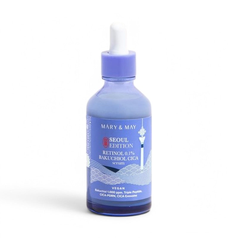 Mary&May Retinol 0.1% Bakuchiol Cica Serum Seoul Edition 80ml
