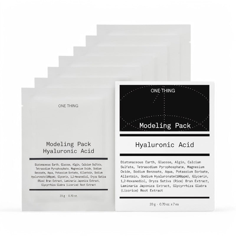 ONE THING Modeling Pack Set - 3 Types 2024 Version - Hyaluronic Acid 20g x 7 pcs