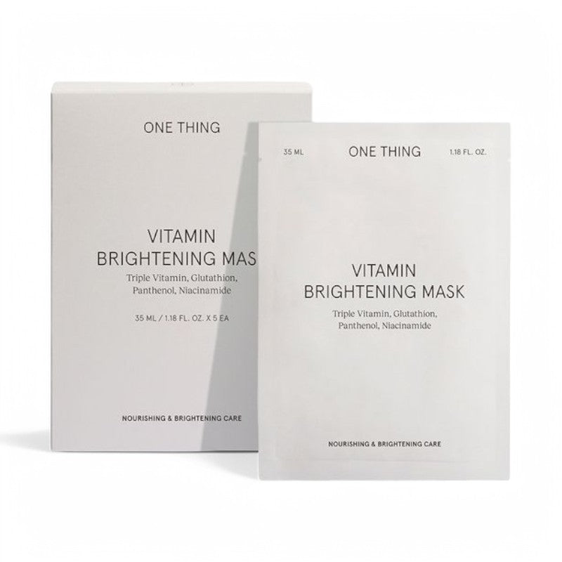 ONE THING Vitamin Brightening Mask Set 35ml x 5 sheets