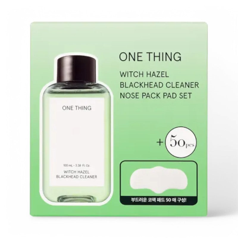 ONE THING Witch Hazel Blackhead Cleaner Nose Pack Pad Set 2 pcs