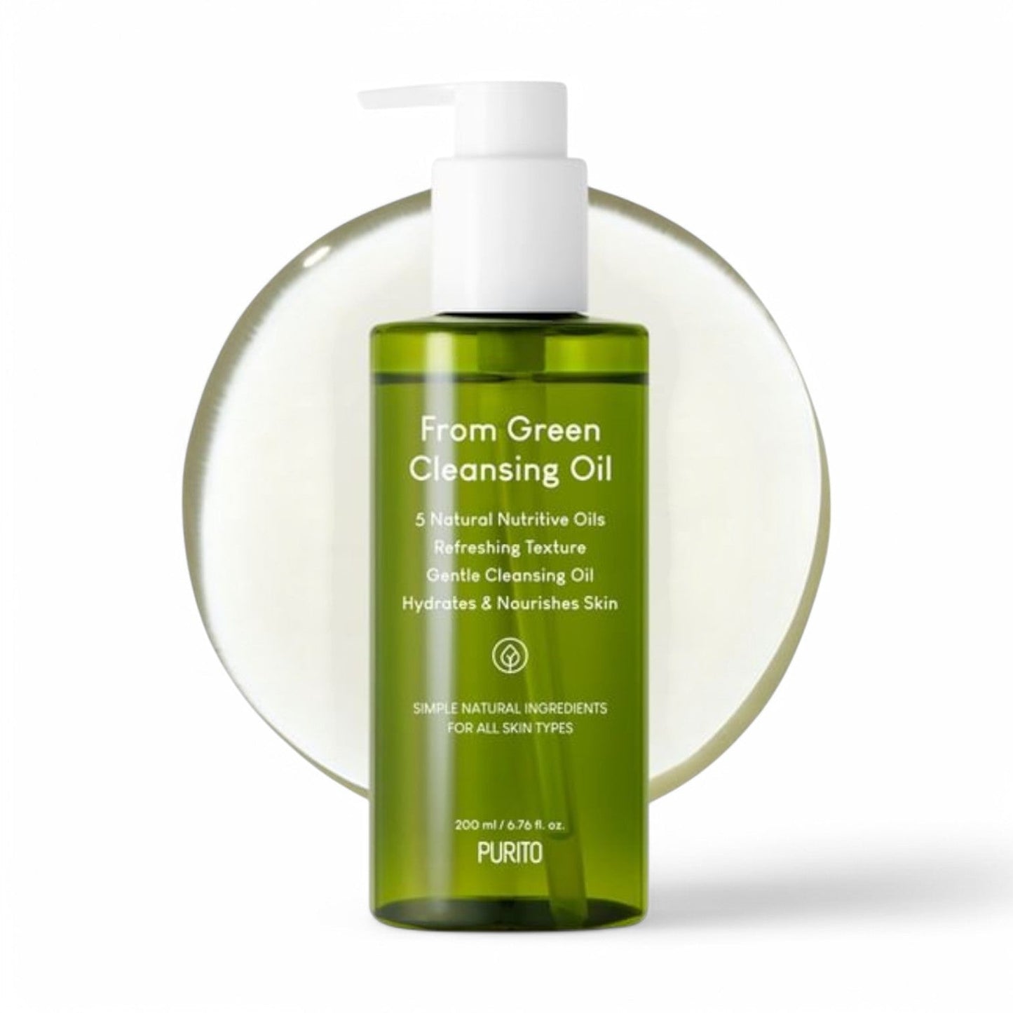 Purito SEOUL From Green Cleansing Oil 200ml (New Packaging - PCR Bottle)