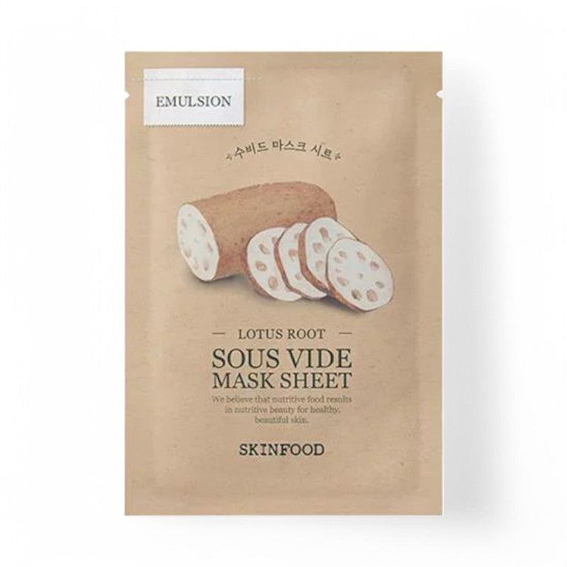 SKINFOOD Sous Vide Mask Sheet - 10 Types #10 Lotus Root