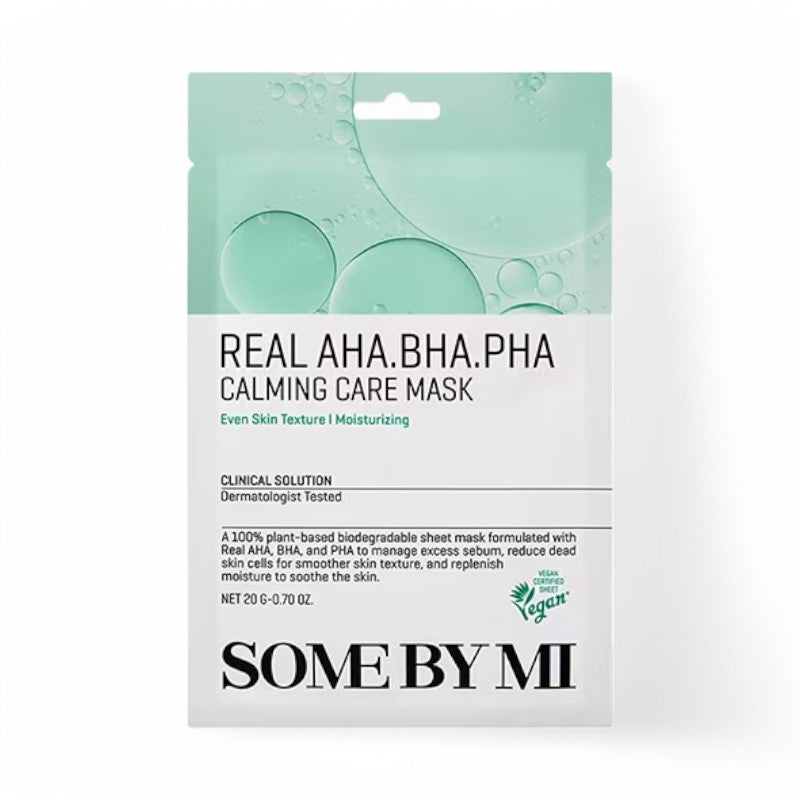 SOME BY MI Real Care Mask - 10 Types 2024 Version - AHA BHA PHA Calming