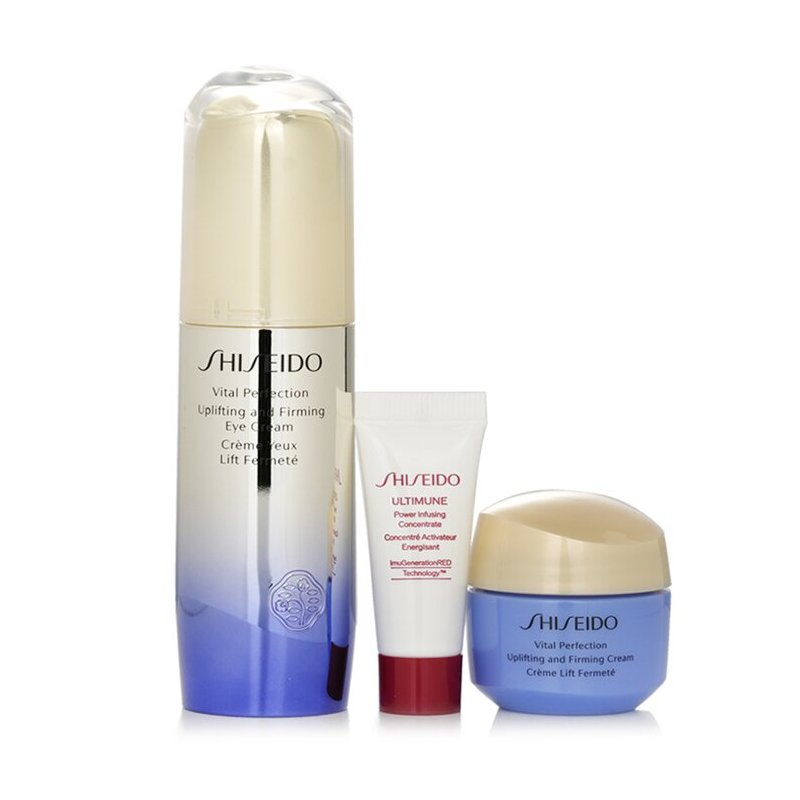 SHISEIDO Lifting & Firming Program For Eyes Set: Vital Eye Cream 15ml+ Ultimune Concentrate 5ml + Vital Cream 15ml 069223 3pcs