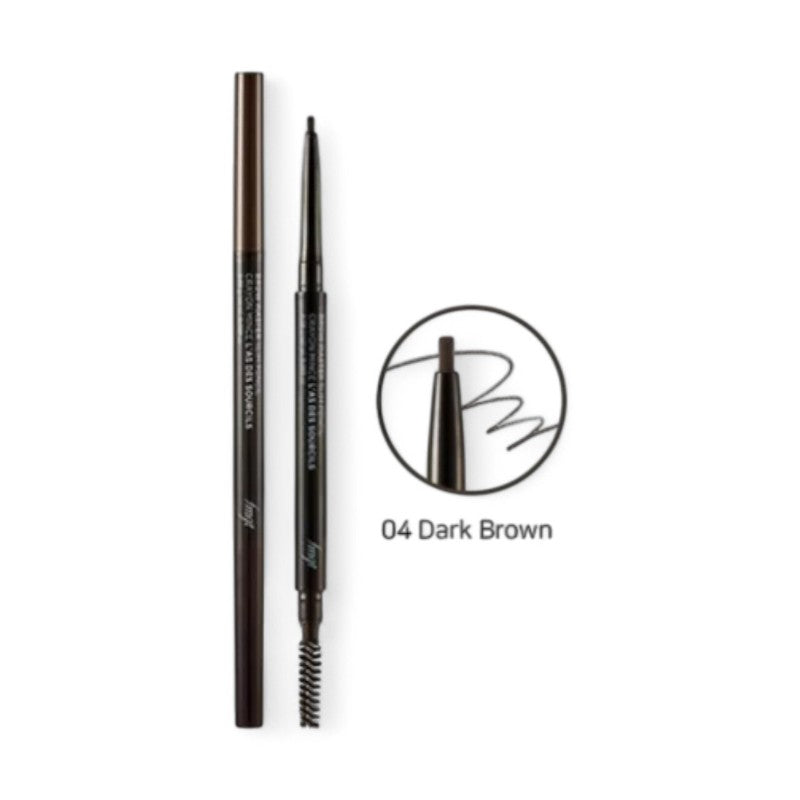 THE FACE SHOP fmgt Brow Master Slim Pencil - 4 Colors #04 Dark Brown