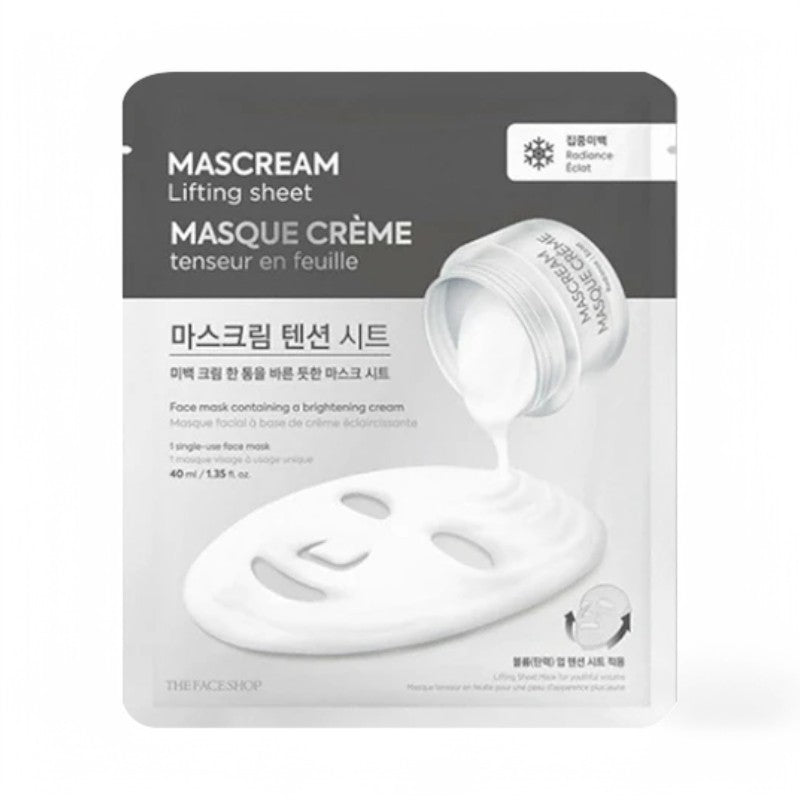 THE FACE SHOP Mascream Lifting Sheet - 4 Types #01 Radiance