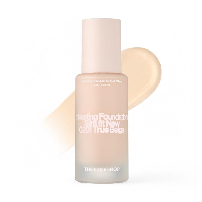 THE FACE SHOP Inklasting Foundation Slim Fit New #C201