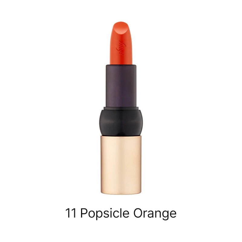 THE FACE SHOP fmgt New Bold Sheer Glow Lipstick - 19 Colors #11 Popsicle Orange