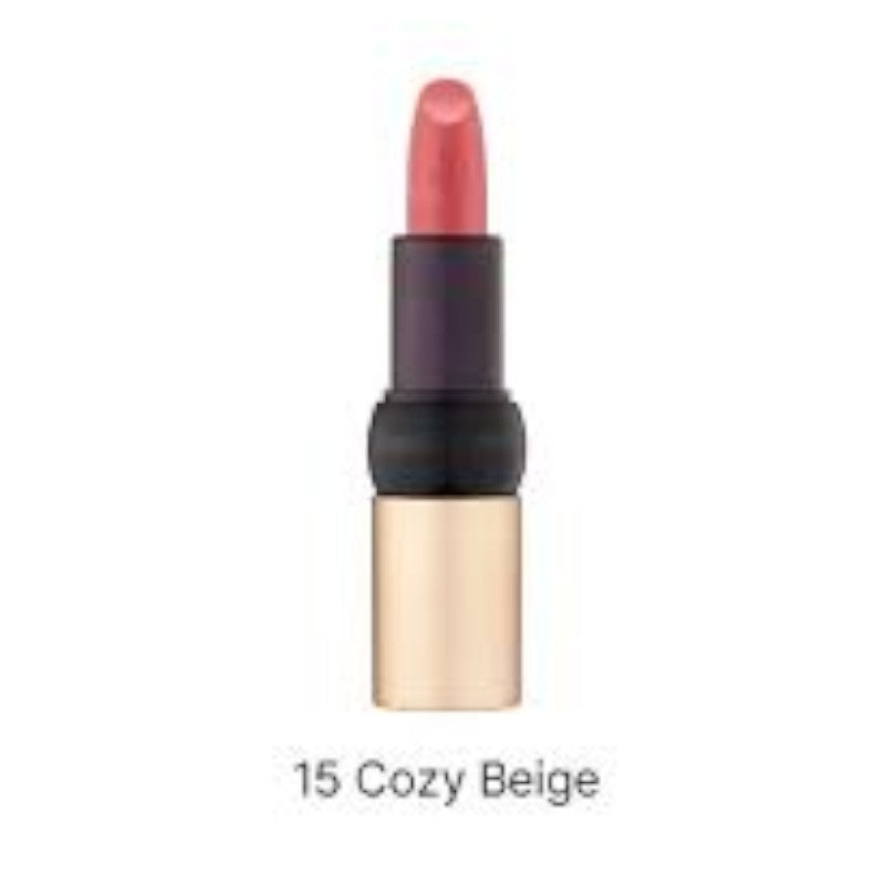 THE FACE SHOP fmgt New Bold Sheer Glow Lipstick - 19 Colors #15 Cozy Beige