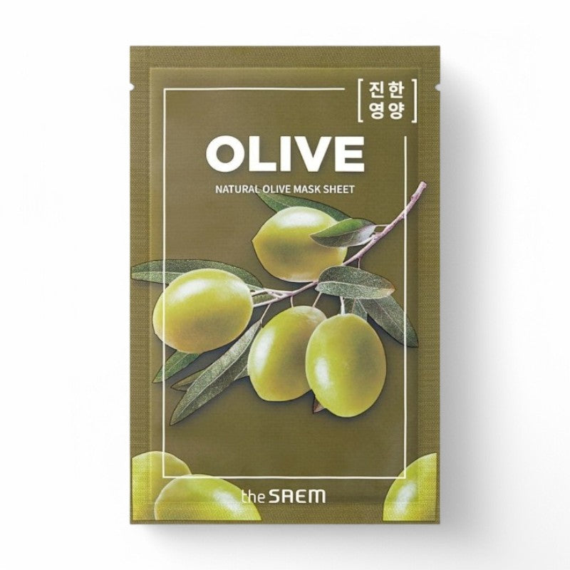 The Saem Natural Mask Sheet - 25 Types #22 Olive 1pc