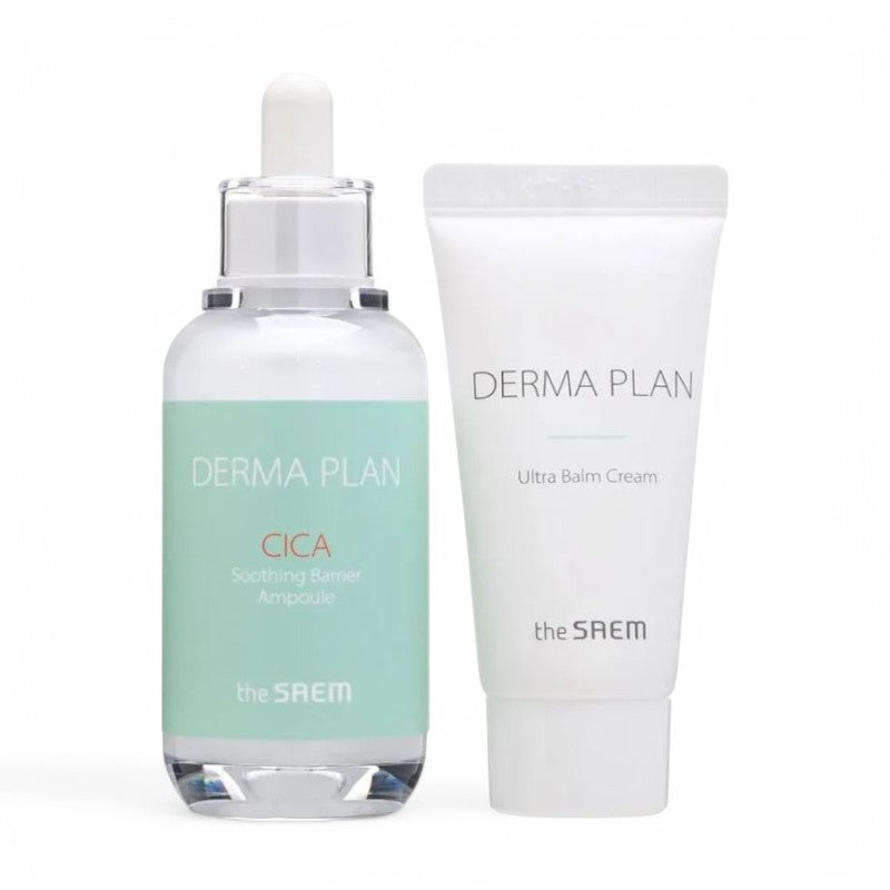 The Saem Derma Plan Cica Soothing Barrier Ampoule Special Set 2 pcs