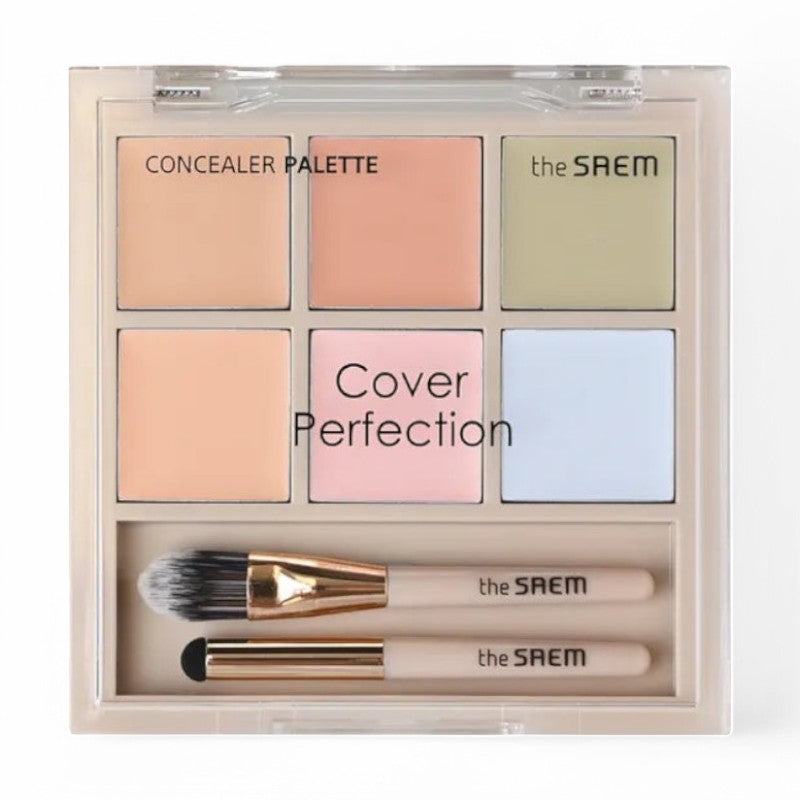 The Saem Cover Perfection Concealer Palette - 2 Colors #02 Cover & Light