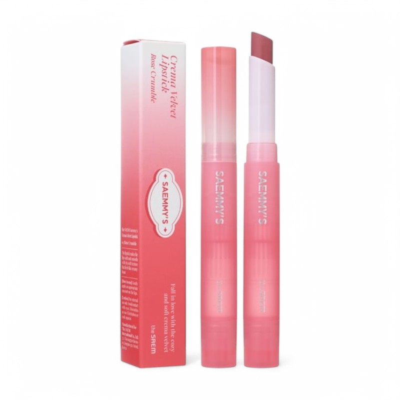 The Saem Saemmy's Crema Velvet Lipstick - 5 Colors #03 Rose Crumble