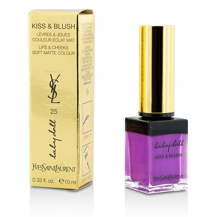 Yves Saint Laurent Baby Doll Kiss & Blush - # 25 Mauve Aventureux L6811600 / 628312 10ml/0.33oz