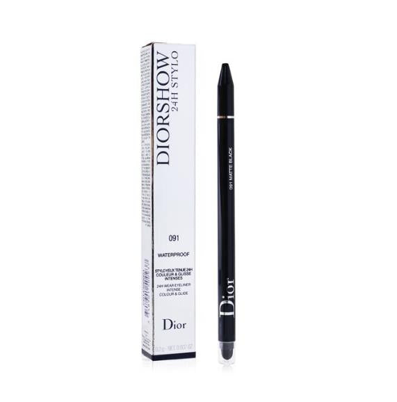 Christian Dior Diorshow 24H Stylo Waterproof Eyeliner - # 091 Matte Black C014300091 / 500937 0.2g/0.007oz