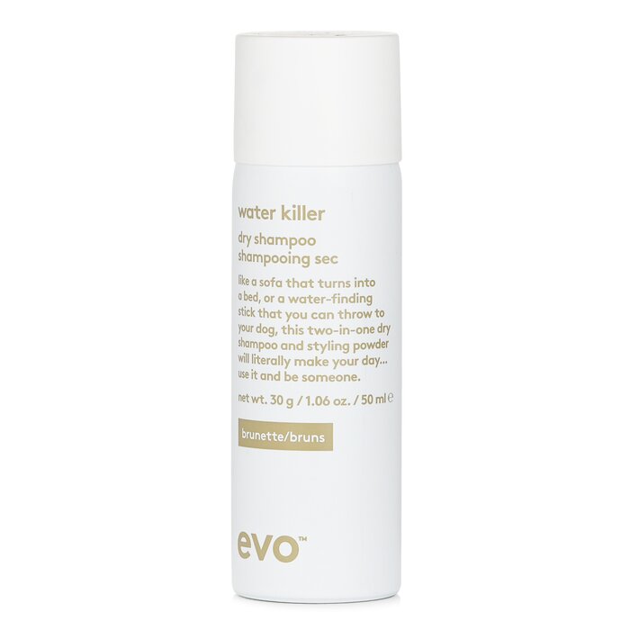 evo (Aerosol) Water Killer Dry Shampoo - # Brunette 563017 50ml/1.06oz/30g