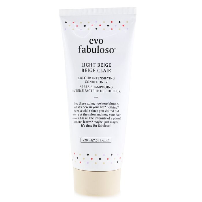 evo Fabuloso Colour Intensifying Conditioner - # Light Beige 24078 220ml/7.5oz