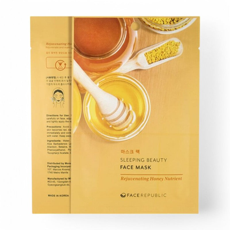 face republic Sleeping Beauty Face Mask - 7 Types Rejuvenating Honey Nutrient 23ml x 1