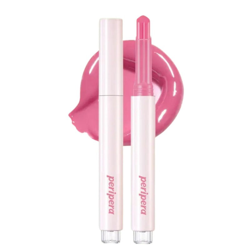 peripera Heart Jam Glow Lip Lucky Lottery Edition - 3 Colors #08 Peach Crumble