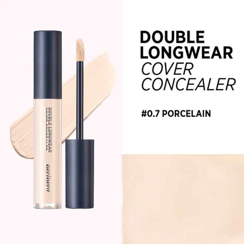 peripera Double Longwear Cover Concealer - 5 Colors #0.7 Porcelain