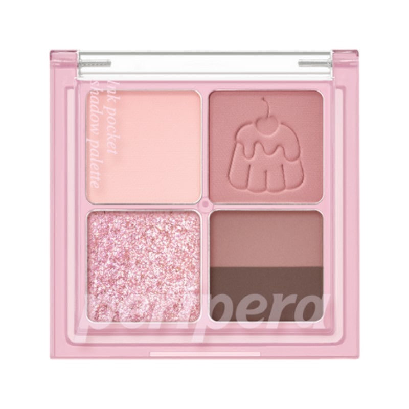 peripera Ink Pocket Shadow Palette Soda Café Collection - 2 Colors #06 Signature Is Mute
