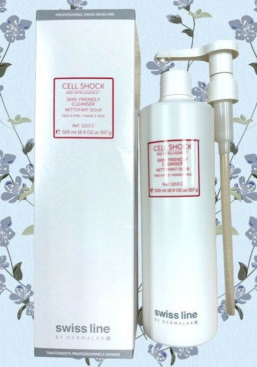 Swissline (Discounted Price For 2Pcs) CS Age Intelligence Skin-Friendly Cleanser 500ml