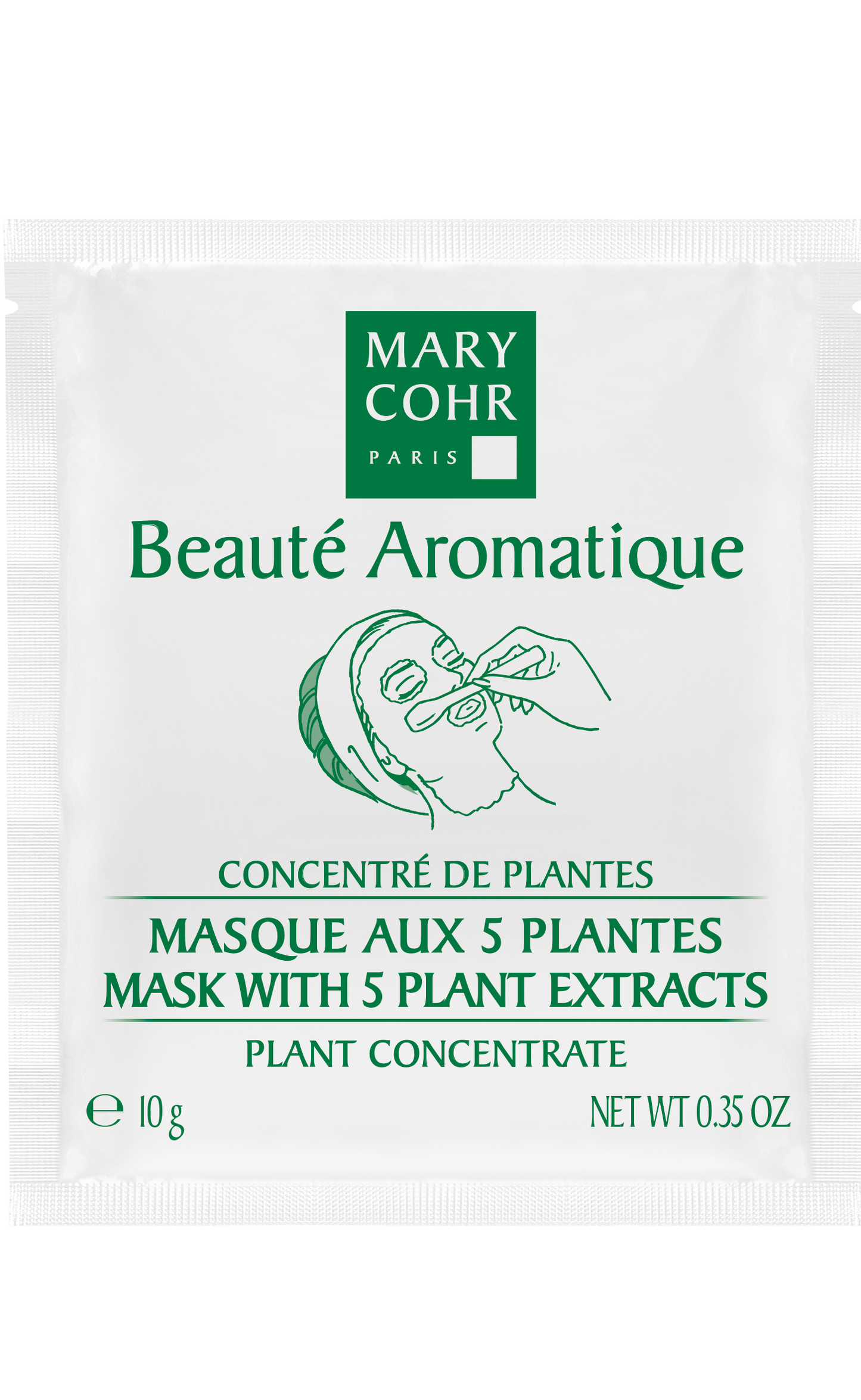Mary Cohr Mask With 5 Plant Extracts Plant Concentrate 10sachets?10g