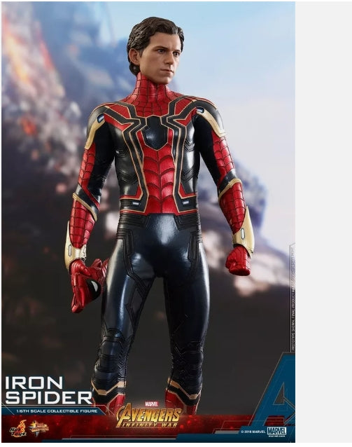Hot Toys MMS482 Avengers Infinity War Iron Spider Peter Parker Tom Holland
