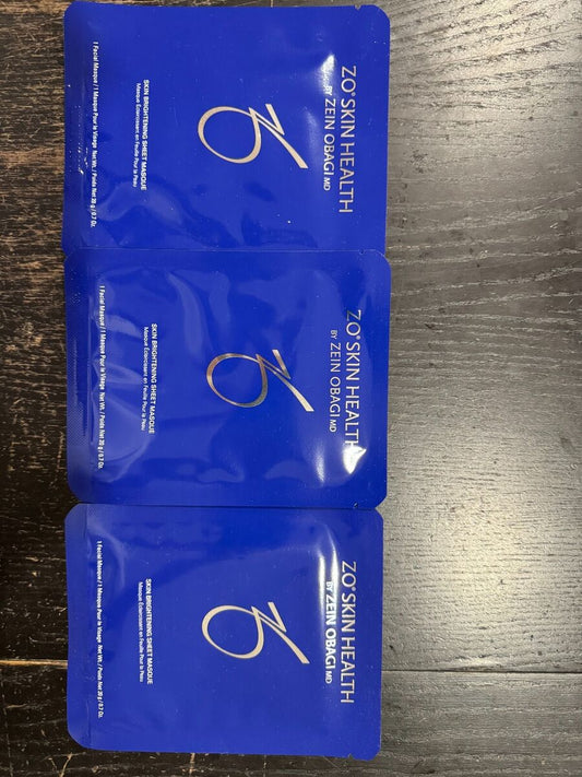 ZO Skin Health Skin Brightening Sheet Masque 20g 0.7oz (5-Pack)