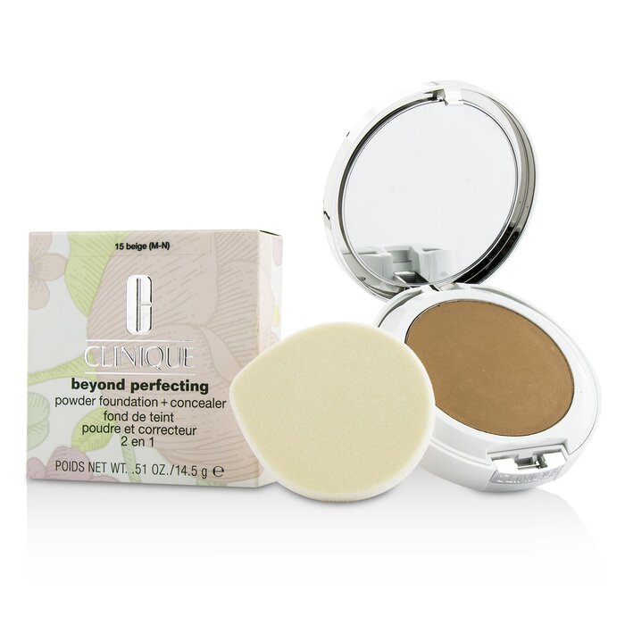 Clinique Beyond Perfecting Powder Foundation+Concealer-#15 Beige 14.5g