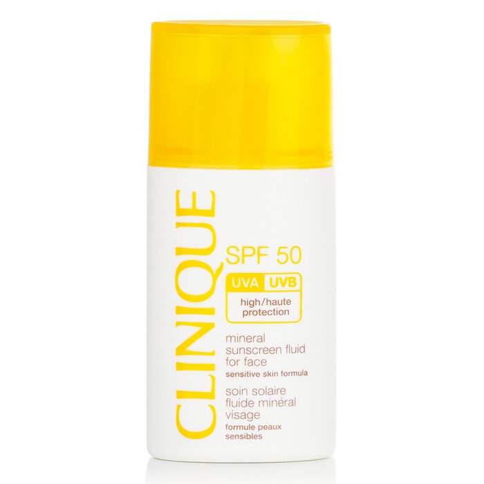 Clinique Mineral Sunscreen Fluid For Face SPF50-Sensitive Skin Formula30ml
