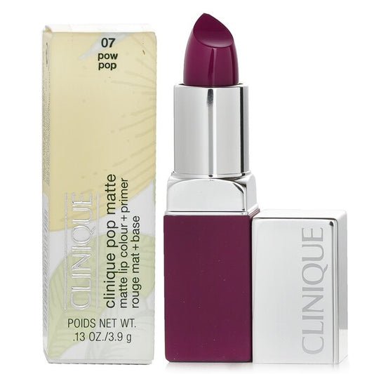 Clinique Pop Matte Lip Colour + Primer-#07 Pow Pop 3.9g