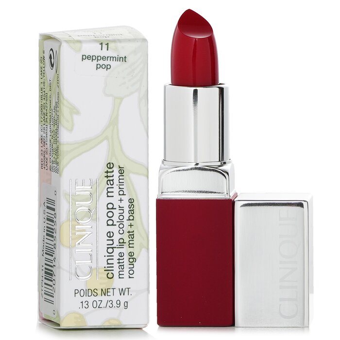 Clinique Pop Matte Lip Colour + Primer - # 11 Peppermint ZTPH-11 3.9g