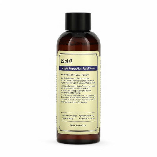 Klairs Supple Preparation Facial Toner 2 Types Unscented 180ml Dear