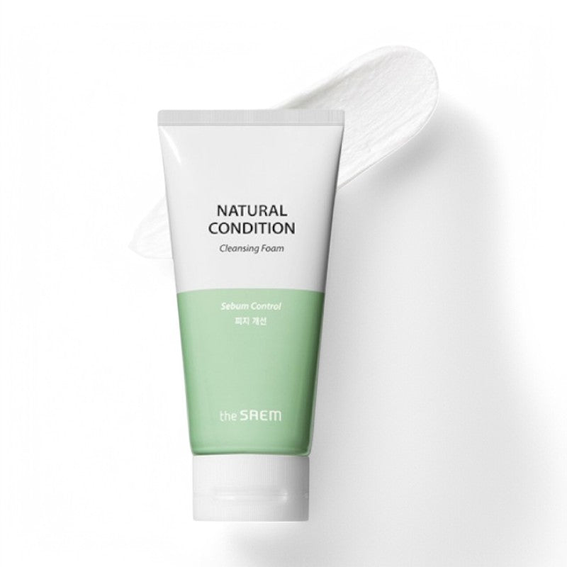 The Saem Natural Condition Cleansing Foam 5 Types Sebum Control