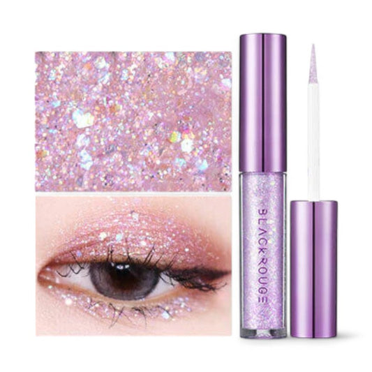 BLACK ROUGE Pearlvely I Glitter 4 Colors #G04 Milky Way