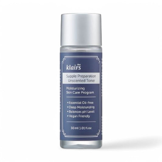 Klairs Supple Preparation Unscented Toner MINI 30ml Dear