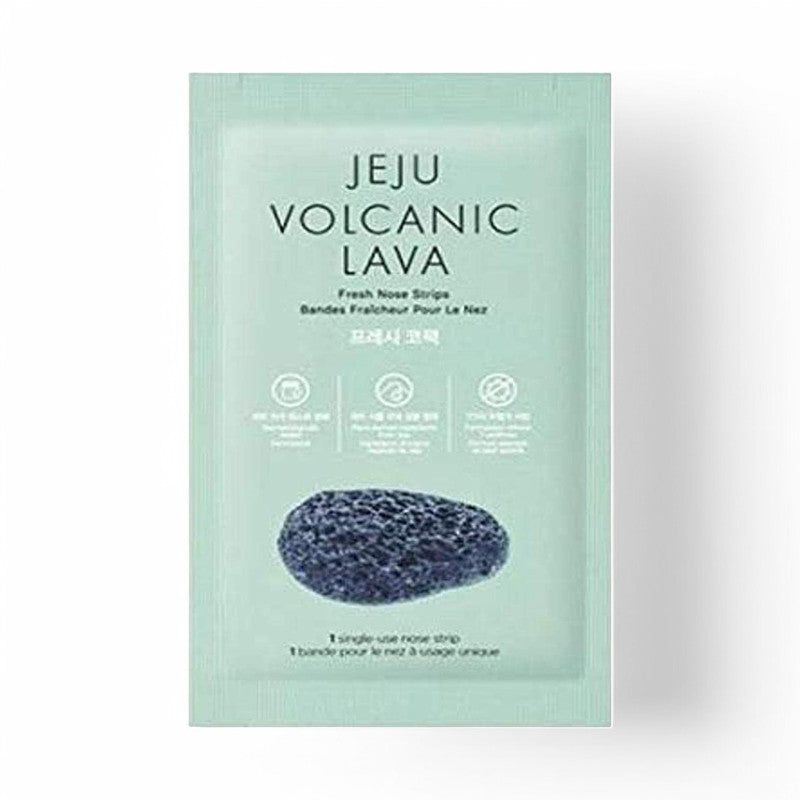 THE FACE SHOP Jeju Volcanic Lava Nose Strips Set 2 Types #01 Fresh
