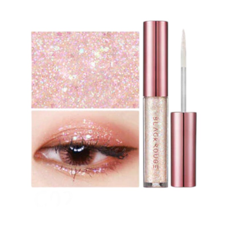 BLACK ROUGE Pearlvely I Glitter 4 Colors #G02 Candy Star
