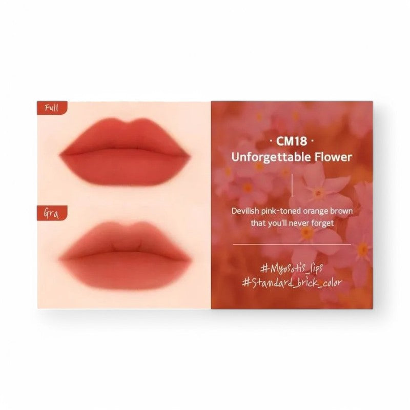 BLACK ROUGE Cream Matt Rouge 3 10 Colors CM18 Unforgettable Flower