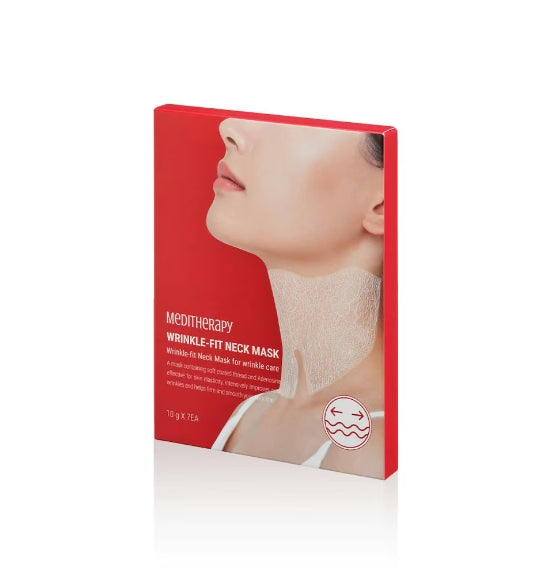 Meditherapy Wrinkle-Fit Neck Mask Set 10g x 7 sheets