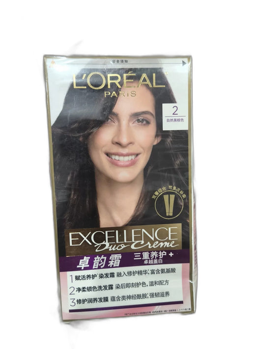 L'Oréal Paris Excellence Crème Hair Color Cream No. 2